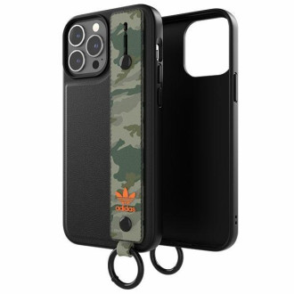 Adidas OR Hand Strap Case iPhone 13 Pro Max 6,7" černá-kamufláž/černo-zelená kamufláž 48671