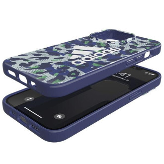 Adidas OR Snap Case Leopard iPhone 13/13 Pro 6,1" modrá/modrá 47260