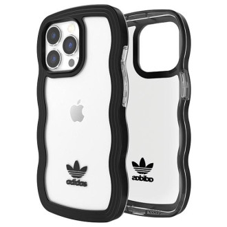 Adidas OR vlnité pouzdro iPhone 13 Pro /13 6,1" černé-transparentní/černo-transparentní 51900