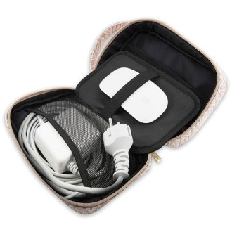 Guess Bag GUHBHGCFSEP Organizér růžový/růžový GCube Stripe