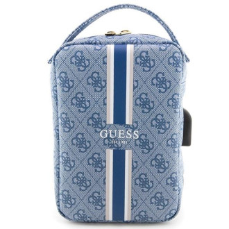 Organizér Guess Bag GUHBP4RPSB modro/modré 4G potištěné pruhy