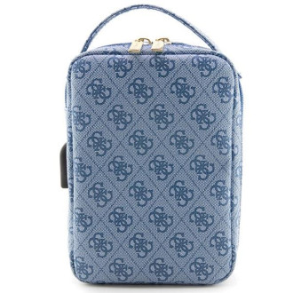 Organizér Guess Bag GUHBP4RPSB modro/modré 4G potištěné pruhy