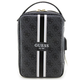 Organizér Guess Bag GUHBP4RPSK černo/černé 4G potištěné pruhy