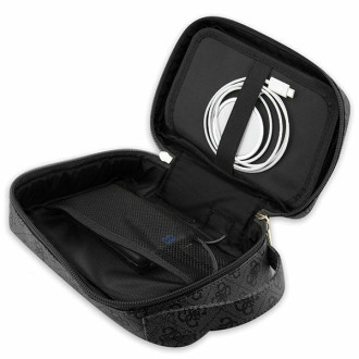 Organizér Guess Bag GUHBP4RPSK černo/černé 4G potištěné pruhy