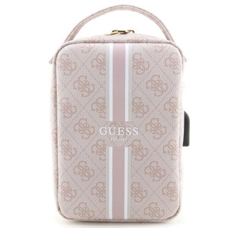 Organizér Guess Bag GUHBP4RPSP růžové/růžové 4G potištěné pruhy