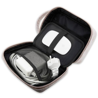 Organizér Guess Bag GUHBP4RPSP růžové/růžové 4G potištěné pruhy