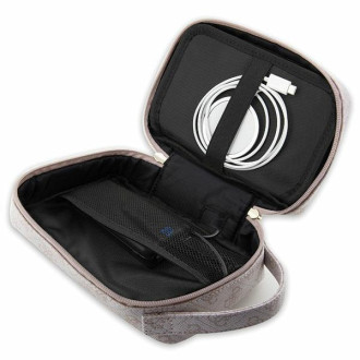Organizér Guess Bag GUHBP4RPSP růžové/růžové 4G potištěné pruhy