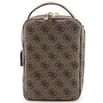Guess Bag GUHBP4RPSW organizér hnědé/hnědé 4G potištěné pruhy