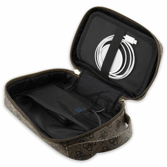 Guess Bag GUHBP4RPSW organizér hnědé/hnědé 4G potištěné pruhy