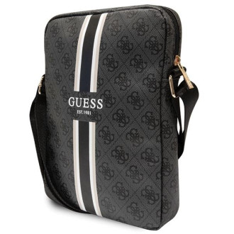 Taška Guess GUTB10P4RPSK 10" černá/černá taška na tablet 4G Stripes