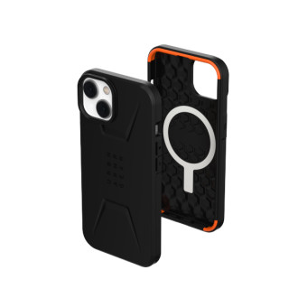 UAG Civilian - ochranné pouzdro pro iPhone 13/14 kompatibilní s MagSafe (černé)