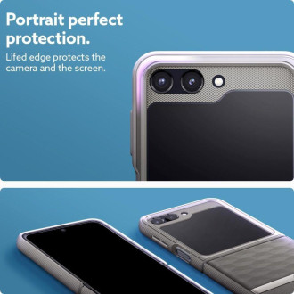 CASEOLOGY PARALLAXY GALAXY Z Flip 5 POPAN ŠEDÁ