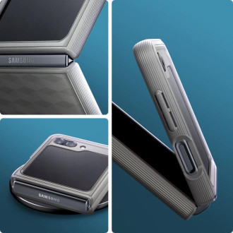 CASEOLOGY PARALLAXY GALAXY Z Flip 5 POPAN ŠEDÁ