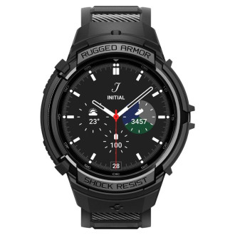 Spigen RUGGED ARMOR &quot;PRO&quot; GALAXY Watch 6 KLASICKÉ (43MM) MATNÁ ČERNÁ
