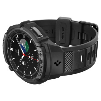 Spigen RUGGED ARMOR &quot;PRO&quot; GALAXY Watch 6 KLASICKÉ (43MM) MATNÁ ČERNÁ