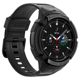 Spigen RUGGED ARMOR &quot;PRO&quot; GALAXY Watch 6 KLASICKÉ (43MM) MATNÁ ČERNÁ