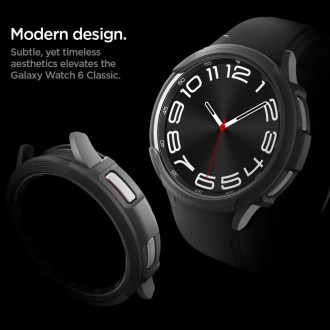Spigen TEKUTÝ VZDUCH Samsung GALAXY Watch 6 KLASICKÉ (47MM) MATNÁ ČERNÁ