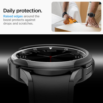Spigen TEKUTÝ VZDUCH Samsung GALAXY Watch 6 KLASICKÉ (47MM) MATNÁ ČERNÁ