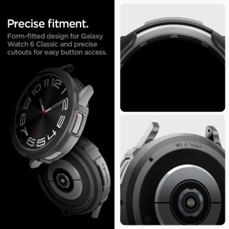 Spigen TEKUTÝ VZDUCH Samsung GALAXY Watch 6 KLASICKÉ (47MM) MATNÁ ČERNÁ