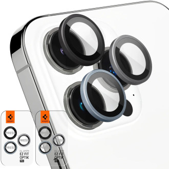 Spigen Glass EZ Fit Optik Pro 2 Pack, nula jedna – iPhone 15 Pro / 15 Pro Max / 14 Pro / 14 Pro Max