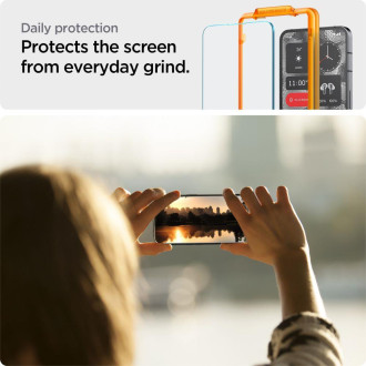 Tvrzené sklo Spigen ALM GLAS.TR 2-BALENÍ NIČ TELEFON 2 CLEAR