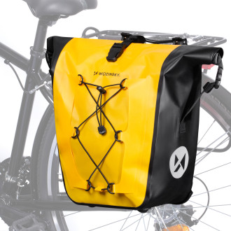 Wozinsky waterproof bicycle bag trunk pannier 25l yellow (WBB24YE)