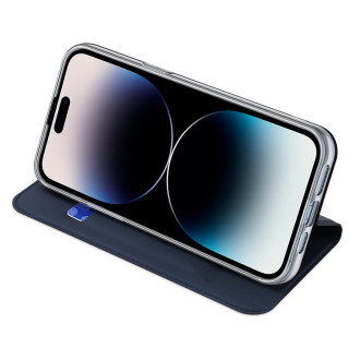 Peněženka Dux Ducis Skin Pro pro iPhone 15 Pro Max – modrá
