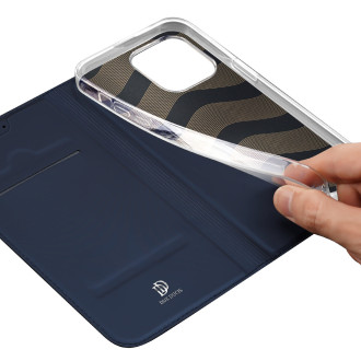 Peněženka Dux Ducis Skin Pro pro iPhone 15 Pro Max – modrá