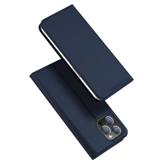 Peněženka Dux Ducis Skin Pro pro iPhone 15 Pro – modrá