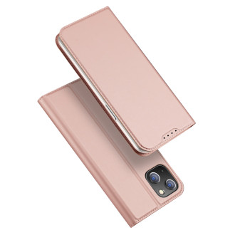 Peněženka Dux Ducis Skin Pro pro iPhone 15 Plus – růžová