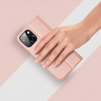 Peněženka Dux Ducis Skin Pro pro iPhone 15 Plus – růžová
