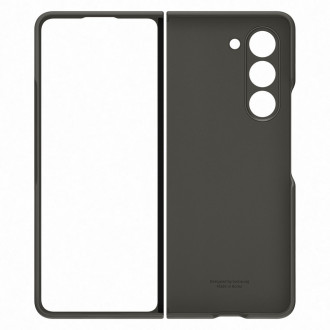 Silikonové pouzdro pro Samsung Galaxy Z Fold 5 se stojánkem a popruhem - černé