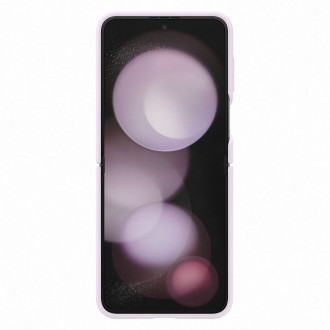 Silikonové pouzdro s držákem pro Samsung Galaxy Z Flip 5 - fialové