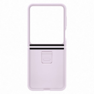 Silikonové pouzdro s držákem pro Samsung Galaxy Z Flip 5 - fialové
