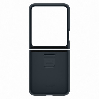 Silikonové pouzdro s držákem pro Samsung Galaxy Z Flip 5 - modré