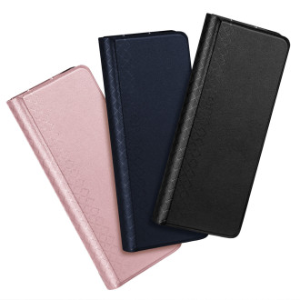 Dux Ducis Bril Leather Flip Wallet Case pro Samsung Galaxy Z Fold5 5G - Black