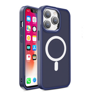 Magnetický barevný matný kryt pro iPhone 15 Pro Max - zelený