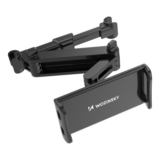 [RETURNED ITEM] Wozinsky adjustable headrest holder for tablet or phone black (WTHBK3)