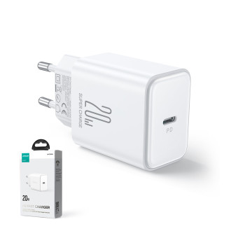 Joyroom JR-TCF06 USB C 20W PD nabíječka - Bílý