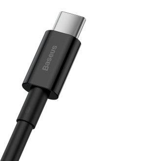 [RETURNED ITEM] Baseus Superior USB kabel – USB typ C 66 W (11 V / 6 A) Huawei SuperCharge SCP 2 m černý (CATYS-A01)