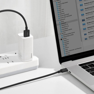 [RETURNED ITEM] Baseus Superior USB kabel – USB typ C 66 W (11 V / 6 A) Huawei SuperCharge SCP 2 m černý (CATYS-A01)