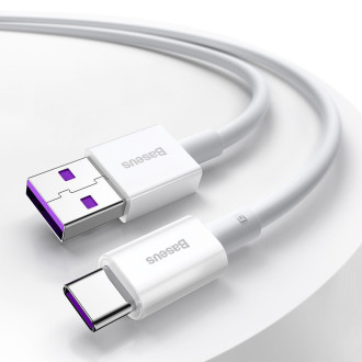 [RETURNED ITEM] Baseus Superior USB kabel – USB typ C 66 W (11 V / 6 A) Huawei SuperCharge SCP 2 m černý (CATYS-A01)