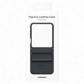 PU kožené pouzdro pro Samsung Galaxy Z Flip 5 - černé