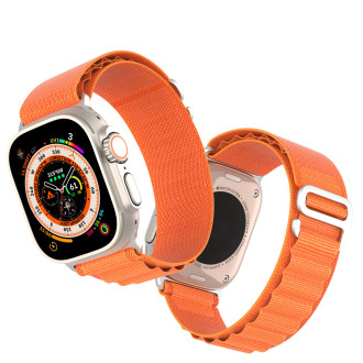 Apple Watch 8/7/6/SE/5/4/3/2/1 (41, 40, 38 mm) Dux Ducis Strap GS Verze Sport Buckle Strap - oranžový