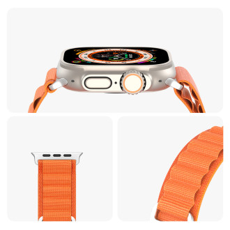 Apple Watch 8/7/6/SE/5/4/3/2/1 (41, 40, 38 mm) Dux Ducis Strap GS Verze Sport Buckle Strap - oranžový