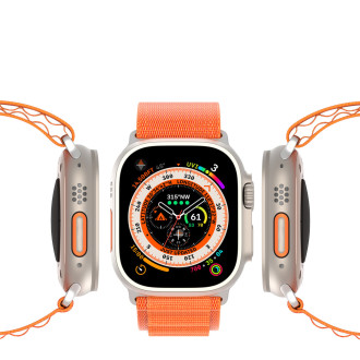 Apple Watch 8/7/6/SE/5/4/3/2/1 (41, 40, 38 mm) Dux Ducis Strap GS Verze Sport Buckle Strap - oranžový