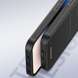 Peněženka 3v1 se stojánkem pro iPhone 15 Pro Max MagSafe RFID Blocker Dux Ducis Rafi Mag - černá
