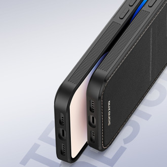 Peněženka 3v1 se stojánkem pro iPhone 15 Pro MagSafe RFID Blocker Dux Ducis Rafi Mag - černá