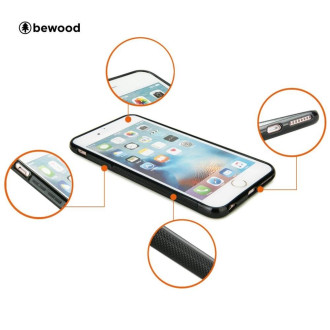 Dřevěné pouzdro pro iPhone 13 Pro Max Bewood Imbuia Mountains