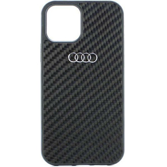 Audi Carbon Fiber iPhone 11 / Xr 6,1&quot; černý/černý pevný obal AU-TPUPCIP11-R8/D2-BK